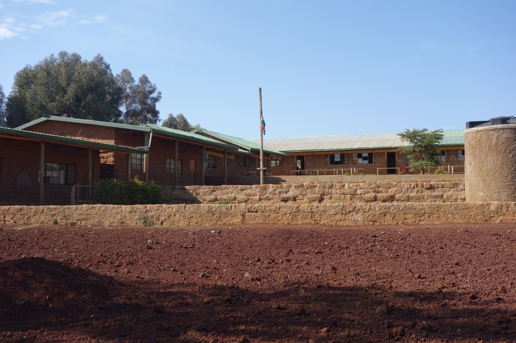 Classrooms at Subuiga. The students are all inside at this time.