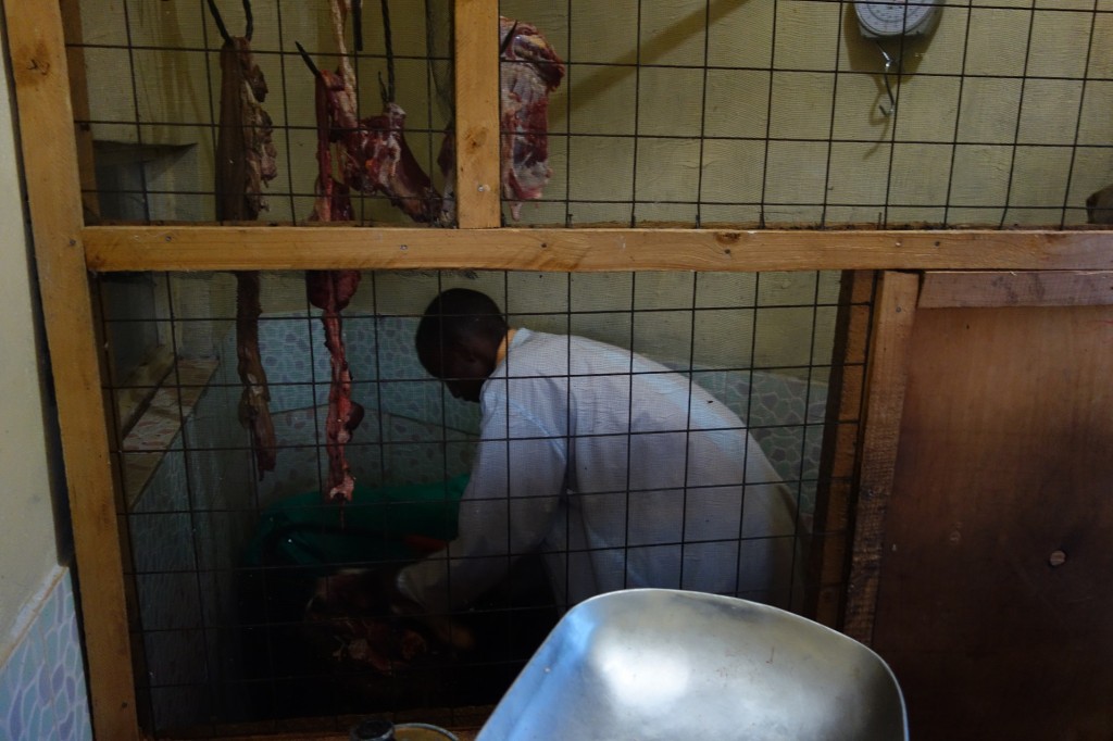 The butchery where the goat is ordered.